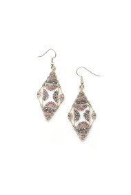 Beaded Lace Earrings